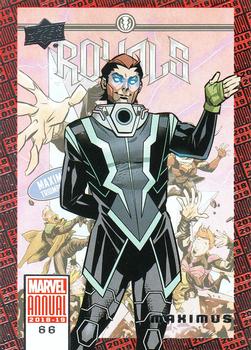 2018-19 Upper Deck Marvel Annual #66 Maximus Front