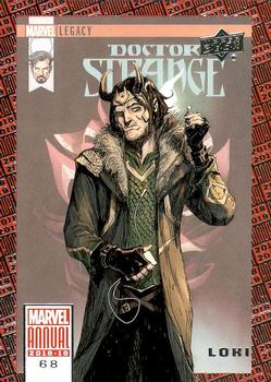 2018-19 Upper Deck Marvel Annual #68 Loki Front