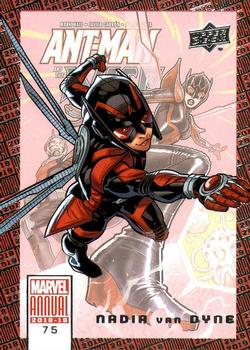 2018-19 Upper Deck Marvel Annual #75 Nadia Van Dyne Front