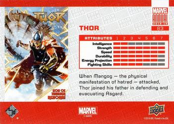 2018-19 Upper Deck Marvel Annual #83 Thor Back