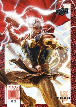 2018-19 Upper Deck Marvel Annual #83 Thor Front