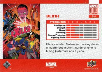 2018-19 Upper Deck Marvel Annual #84 Blink Back
