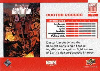 2018-19 Upper Deck Marvel Annual #85 Doctor Voodoo Back