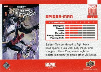 2018-19 Upper Deck Marvel Annual #98 Spider-Man Back