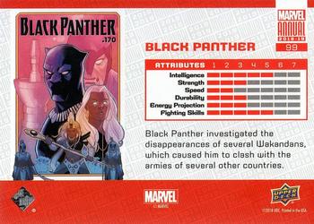 2018-19 Upper Deck Marvel Annual #99 Black Panther Back
