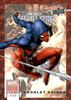 2018-19 Upper Deck Marvel Annual #105 Scarlet Spider Front