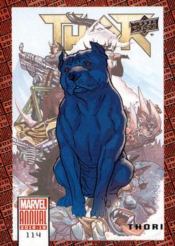2018-19 Upper Deck Marvel Annual #114 Thori Front