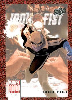 2018-19 Upper Deck Marvel Annual #118 Iron Fist Front