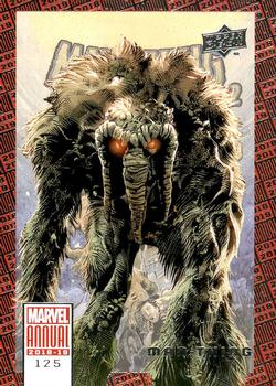 2018-19 Upper Deck Marvel Annual #125 Man-Thing Front