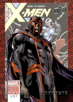 2018-19 Upper Deck Marvel Annual #137 Magneto Front