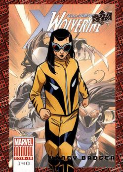 2018-19 Upper Deck Marvel Annual #140 Honey Badger Front