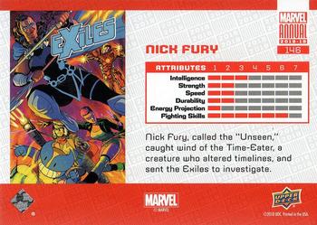 2018-19 Upper Deck Marvel Annual #146 Nick Fury Back