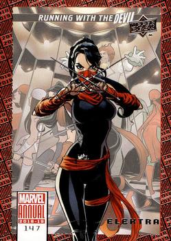2018-19 Upper Deck Marvel Annual #147 Elektra Front