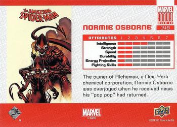 2018-19 Upper Deck Marvel Annual #149 Normie Osborne Back
