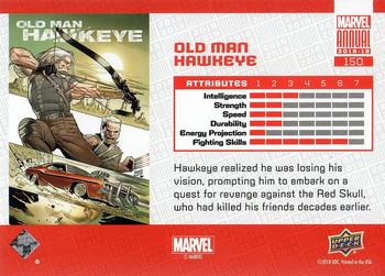 2018-19 Upper Deck Marvel Annual #150 Old Man Hawkeye Back