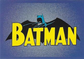 2016 Panini The World of Batman Stickers #2 Batman Front