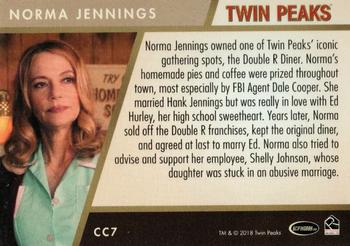 2018 Rittenhouse Twin Peaks - Characters #CC7 Norma Jennings Back
