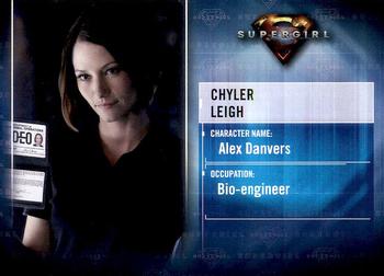 2018 Cryptozoic Supergirl Season 1 - Character Bios #CB2 Chyler Leigh as Alex Danvers Front