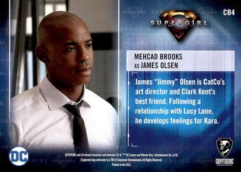 2018 Cryptozoic Supergirl Season 1 - Character Bios #CB4 Mehcad Brooks as James Olsen Back