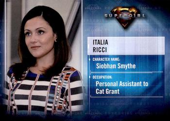 2018 Cryptozoic Supergirl Season 1 - Character Bios #CB7 Italia Ricci as Siobhan Smythe Front