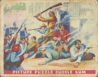 1933 Gum Inc. Wild West Series (R172) #1 Davy Crockett Defending The Alamo Front