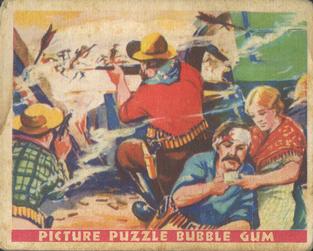 1933 Gum Inc. Wild West Series (R172) #2 Defending A Wagon Train Attack Front