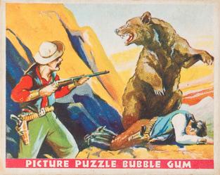 1933 Gum Inc. Wild West Series (R172) #10 A Battle With Grizzly Front