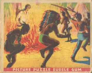 1933 Gum Inc. Wild West Series (R172) #15 Indian Captive Dance Front