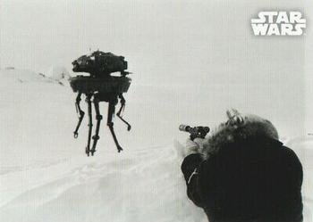 2019 Topps Star Wars Black & White: The Empire Strikes Back #17 Confronting the Probe Droid Front
