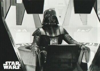 2019 Topps Star Wars Black & White: The Empire Strikes Back #18 Darth Vader's Chamber Front