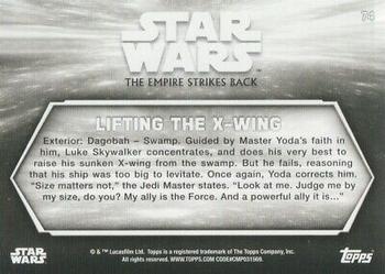 2019 Topps Star Wars Black & White: The Empire Strikes Back #74 Lifting the X-Wing Back