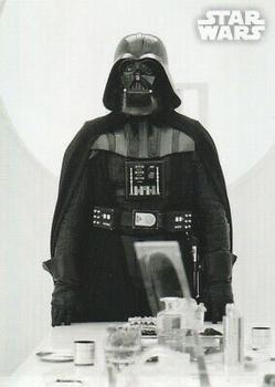 2019 Topps Star Wars Black & White: The Empire Strikes Back #92 Dinner with Darth Vader Front