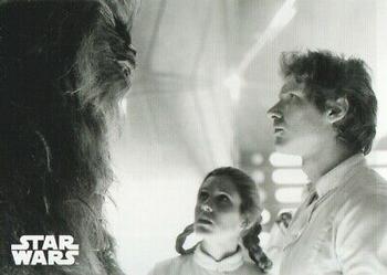 2019 Topps Star Wars Black & White: The Empire Strikes Back #102 Han Solo's Desperate Plea Front