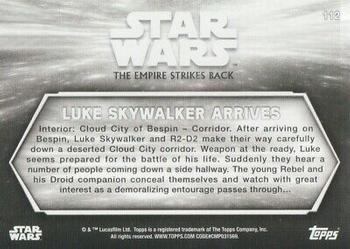 2019 Topps Star Wars Black & White: The Empire Strikes Back #112 Luke Skywalker Arrives Back