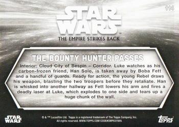 2019 Topps Star Wars Black & White: The Empire Strikes Back #114 The Bounty Hunter Passes Back