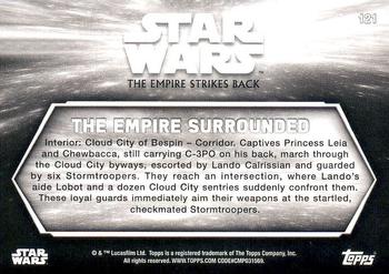 2019 Topps Star Wars Black & White: The Empire Strikes Back #121 The Empire Surrounded Back