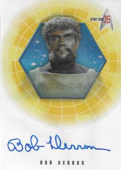 2001 Rittenhouse Star Trek 35th Anniversary HoloFEX - Autographs #A04 Bob Herron Front