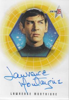 2001 Rittenhouse Star Trek 35th Anniversary HoloFEX - Autographs #A06 Lawrence Montaigne Front