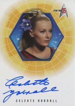 2001 Rittenhouse Star Trek 35th Anniversary HoloFEX - Autographs #A16 Celeste Yarnall Front
