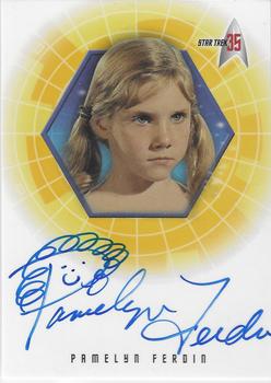 2001 Rittenhouse Star Trek 35th Anniversary HoloFEX - Autographs #A30 Pamelyn Ferdin Front