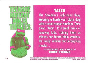 1990 Regina Teenage Mutant Ninja Turtles: The Movie #11 Tatsu Back