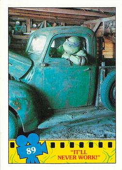 1990 Regina Teenage Mutant Ninja Turtles: The Movie #89 “It’ll Never Work!” Front
