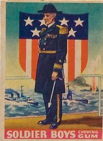 1934 Goudey Soldier Boys (R142) #1 U. S. Admiral Front