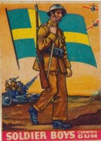 1934 Goudey Soldier Boys (R142) #6 Sweden Front
