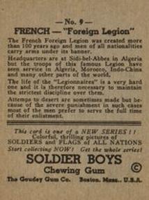 1934 Goudey Soldier Boys (R142) #9 French - 