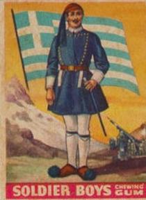 1934 Goudey Soldier Boys (R142) #19 Greece - The Evzone Front
