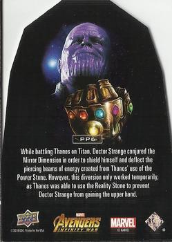 2018 Upper Deck Marvel Avengers Infinity War - Infinity Stones Power Die Cut #PP6 Doctor Strange Back