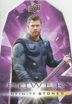 2018 Upper Deck Marvel Avengers Infinity War - Infinity Stones Power Die Cut #PP7 Thor Front