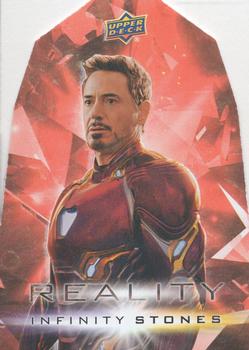 2018 Upper Deck Marvel Avengers Infinity War - Infinity Stones Reality Die Cut #RR3 Iron Man Front