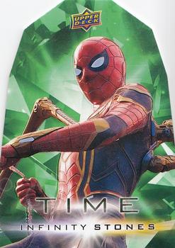 2018 Upper Deck Marvel Avengers Infinity War - Infinity Stones Time Die Cut #GT4 Iron Spider Front
